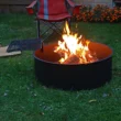 Sunnydaze Decor KF-SCFR36 36 in. Round Steel Wood Burning Fire Pit Kit with Rotating Cooking Grate