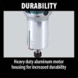 Makita RT0701C 6.5 Amp 1-1/4 HP Corded Fixed Base Variable Speed Compact Router with Quick-Release