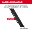 Milwaukee 2745-20 M18 FUEL 3-1/2 in. 18-Volt 30-Degree Lithium-Ion Brushless Cordless Framing Nailer (Tool-Only)
