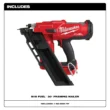 Milwaukee 2745-20 M18 FUEL 3-1/2 in. 18-Volt 30-Degree Lithium-Ion Brushless Cordless Framing Nailer (Tool-Only)