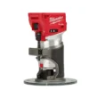 Milwaukee 2723-20-48-11-1850 M18 FUEL 18V Lithium-Ion Brushless Cordless Compact Router with M18 5.0 Ah Battery