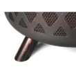 Endless Summer WAD792SP 30 in. D Bronze Finish Portable Lattice Wood Burning Fire Pit
