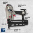Porter-Cable FN250C Pneumatic 16-Gauge 2-1/2 in. Nailer Kit