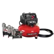 Porter-Cable PCFP3KIT 6 Gal. Portable Electric Air Compressor with 16-Gauge, 18-Gauge and 23-Gauge Nailer Combo Kit (3-Tool)Porter-Cable PCFP3KIT 6 Gal. Portable Electric Air Compressor with 16-Gauge, 18-Gauge and 23-Gauge Nailer Combo Kit (3-Tool)