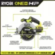 RYOBI SBCS01B ONE+ HP 18V Brushless Cordless Compact 6-1/2 in. Circular Saw (Tool Only)