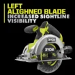 RYOBI SBCS01B ONE+ HP 18V Brushless Cordless Compact 6-1/2 in. Circular Saw (Tool Only)