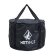 HotShot 52258 Explorer Portable Low Smoke 19.5 in. Round Wood-Burning Fire Pit in Stainless Steel with Carry Bag