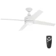 Home Decorators Collection 54727 Mercer 52 in. Integrated LED Indoor White Ceiling Fan with Light Kit and Remote Control