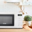 Commercial Chef Counter Top Microwave Oven, 0.7 Cubic Feet, White