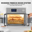 Kalorik MAXX® Digital Air Fryer Oven, 26 Quart, 10-in-1 Countertop Toaster Oven & Air Fryer Combo-21 Presets up to 500 degrees, Includes 9 Accessories & Cookbook