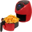 Deco Chef 3.5 Liter Electric Oil-Free Digital Fryer - Red