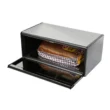 Fall Front Bread Box - Matte Steel