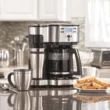 Hamilton Beach 2-Way Brewer 12 Cup Glass Carafe Stainless Steel