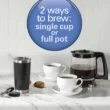 Hamilton Beach 2-Way Brewer 12 Cup Glass Carafe Stainless Steel
