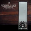Ivation 9.9'' width 12 Bottle Single Zone Freestanding Wine Refrigerator