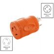 AC WORKS ADL1430L620 Locking Adapter NEMA L14-30P 30Amp 125/250Volt 4Prong