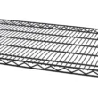 TRINITY TBFPBA-0920 PRO Black 4-Tier Rolling Steel Wire Garage Storage Shelving Unit (36 in. W x 77 in. H x 18 in. D)