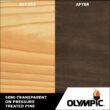 Olympic OLY712-05 Maximum 5 gal. Black Oak Semi-Transparent Exterior Stain and Sealant in One Low VOC