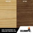 Olympic OLY709-05 Maximum 5 gal. Black Walnut Semi-Transparent Exterior Stain and Sealant in One Low VOC