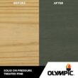 Olympic OLY253-05 Maximum 5 Gal. Ebony Gray Solid Color Exterior Stain and Sealant in One