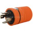 ADL1430L530 Locking Adapter NEMA L14-30P 30Amp 125/250Volt 4Prong Locking Plug to L5-30R 3Prong 30Amp Locking Female Connector