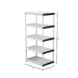 HDX 128974 5-Tier Plastic Garage Storage Shelving Unit in Gray (36 in. W x 72 in. H x 24 in. D)