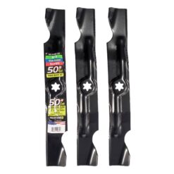 MaxPower 561545B 3 Blade Set for Many 50 in. Cut MTD, Cub Cadet, Troy-Bilt Mowers Replaces OEM #'s 742-04056, 942-04056, 112-0316