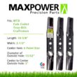 MaxPower 561557B 3 Blade Set for Many 54 in. Cut MTD, Cub Cadet, Troy-Bilt, Craftsman Mowers Replaces OEM #'s 942-05056, 742-05056