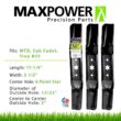 MaxPower 561558B 3 Blade Set for Many 50 in. Cut MTD, Cub Cadet, Craftsman Mowers Replaces OEM #'s 942-05052A and 742-05052A