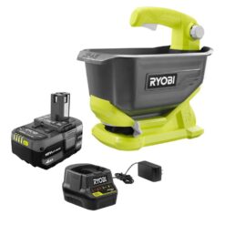 RYOBI P2402A-BK ONE+ 18V 1 Gal. Spreader with 4.0 Ah Battery and Charger