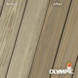 Olympic OLY939-01 Maximum 1 gal. Storm Gray Semi-Transparent Exterior Stain and Sealant in One Low VOC