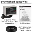 Westinghouse STS1 120-Volt 20-Amp Portable Automatic Transfer Switch with Smart Technology