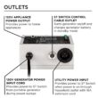 Westinghouse STS1 120-Volt 20-Amp Portable Automatic Transfer Switch with Smart Technology