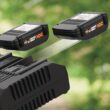 Worx WA3884 POWER SHARE 20-Volt Li-ion Power Share 1-Hour Dual Port Quick Charger Worx WA3884 POWER SHARE 20-Volt Li-ion Power Share 1-Hour Dual Port Quick Charger