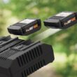 Worx WA3884 POWER SHARE 20-Volt Li-ion Power Share 1-Hour Dual Port Quick Charger Worx WA3884 POWER SHARE 20-Volt Li-ion Power Share 1-Hour Dual Port Quick Charger