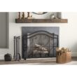 1 Panel Iron Fireplace Screen - 31" H x 38.5" W x 13" D