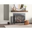 1 Panel Iron Fireplace Screen - 31" H x 38.5" W x 13" D
