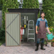 5 ft. W x 3 ft. D Metal Storage Shed