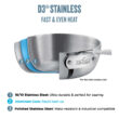 All-Clad D3™ Stainless Steel Saucepan with Lid