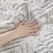 Caureen Ivory and Grey Ultra Plush Down Alternative Comforter Set