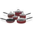 Cuisinart Advantage Non Stick 11 Pieces Aluminum Cookware Set - Red