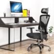 Ergonomic Office Chair High Back Mesh Computer Chair With Lumbar Support Adjustable Armrest