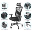 Ergonomic Office Chair High Back Mesh Computer Chair With Lumbar Support Adjustable Armrest