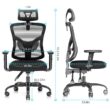 Ergonomic Office Chair High Back Mesh Computer Chair With Lumbar Support Adjustable Armrest