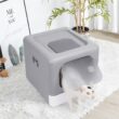 Extra Large Hooded Cat Litter Box With Top Entrance