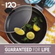 Farberware Dishwasher Safe Aluminum Nonstick Cookware Set, 15-Piece - Black