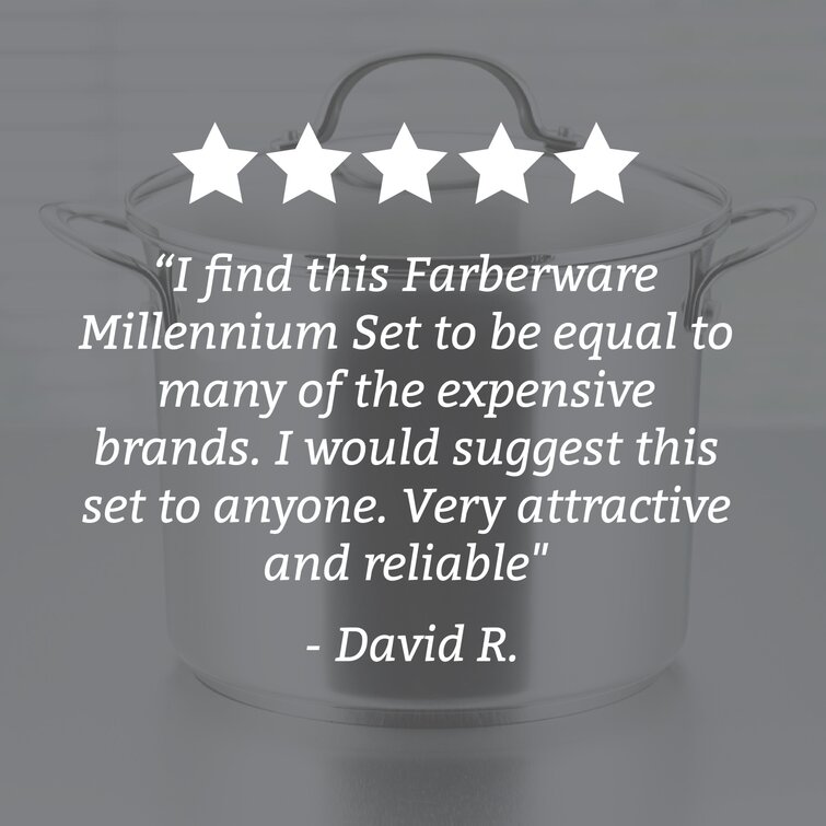 Farberware Millennium 10 Piece Stainless Steel Cookware Set Farberware Millennium 10 Piece Stainless Steel Cookware Set - Image 10