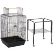 Gabbert 53.5'' Iron Play Top Floor Bird Cage with Wheels