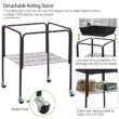 Gabbert 53.5'' Iron Play Top Floor Bird Cage with Wheels