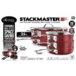Gotham Steel Stackmaster Stackable Space Saving 10 Piece Aluminum Non Stick Cookware Set - Copper